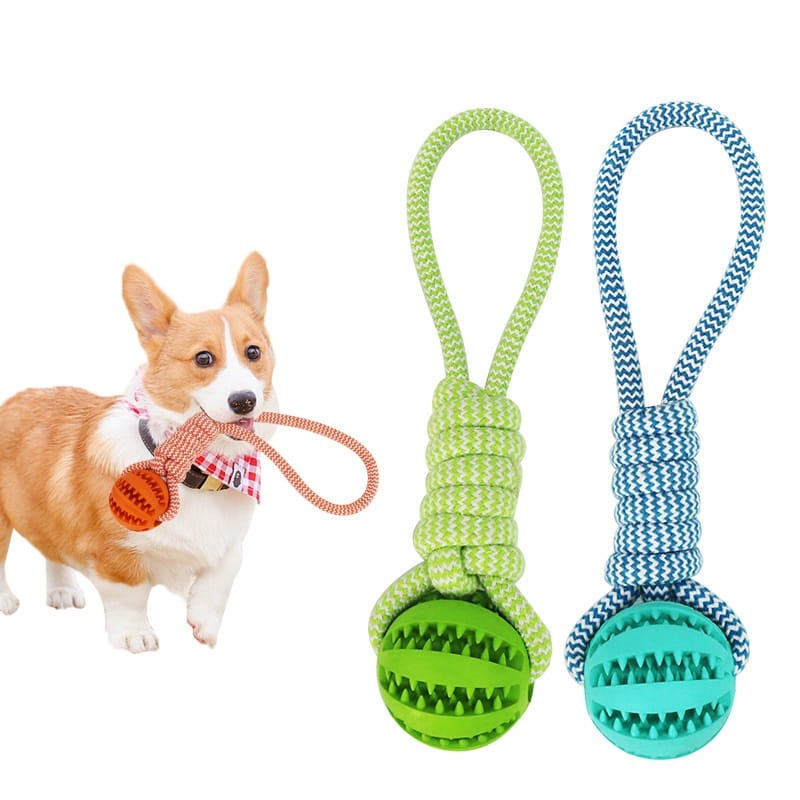 Rope treat ball